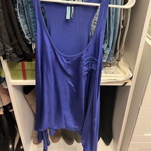 Guess Marciano Blue Satin Tank